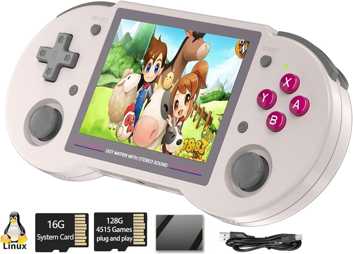 Buy New World RG353PS Retro Handheld Game Console , Single Linux